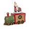 Multicolor Christmas Santa Village Train Music Box Decorative